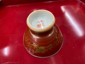 和食器 九谷 酒器　時代盃五客揃7